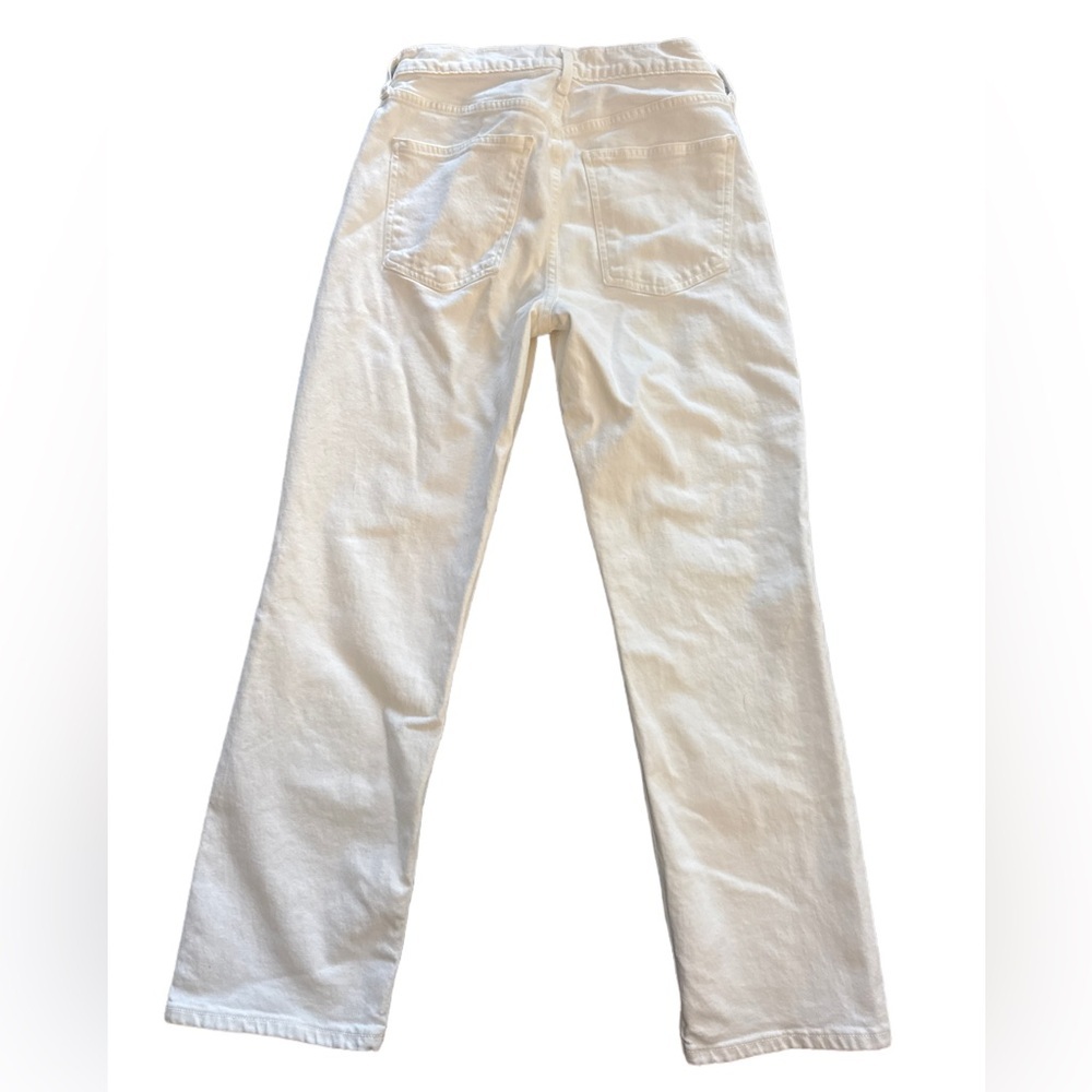 Agolde Women's Straight Leg Kaye White Jeans 27 - Picture 2 of 5